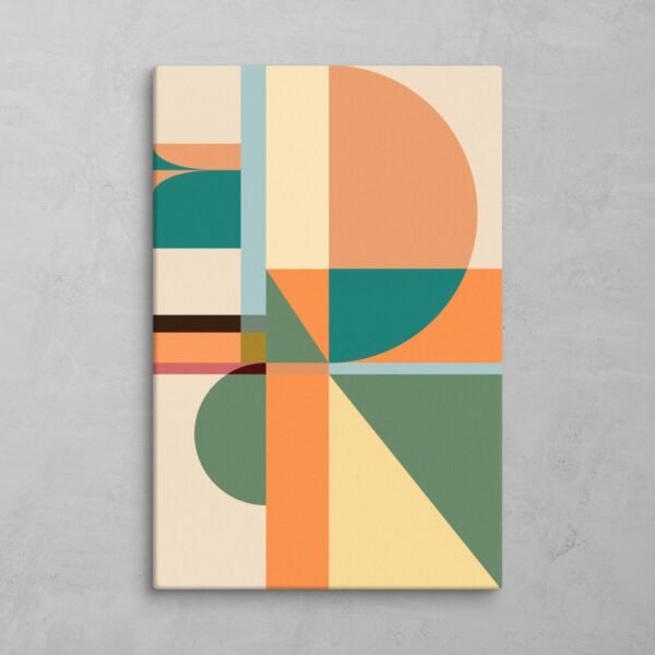 Image of ClassicPlainz Tropical Spring Abstract Wall Art Canvas in the vertical size of 12x18